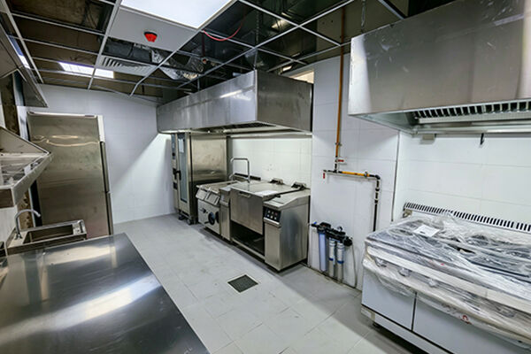 cooking area in first floor