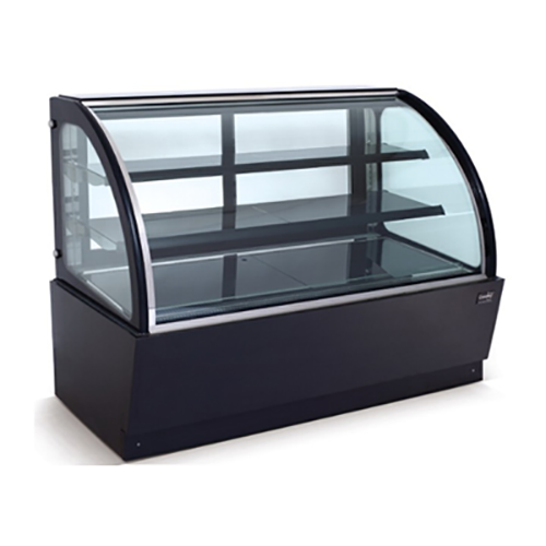 Vitrina refrigerada de piso de 3 niveles para delicatessen