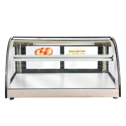 1.8m Curved Glass Bakery Showcase