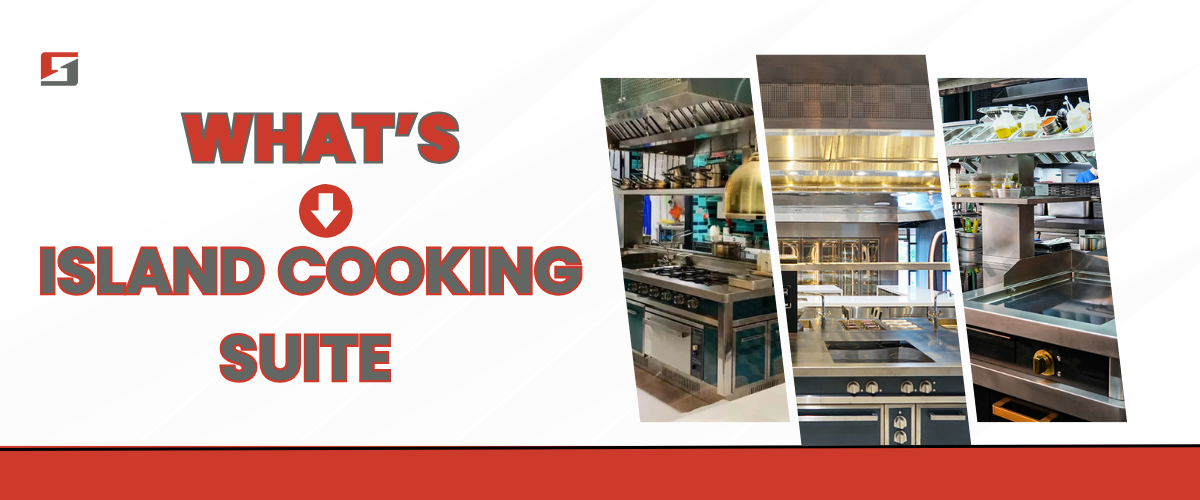 What’s in a Commercial Kitchen Island Suite?