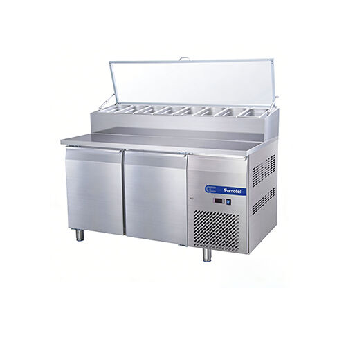 Furnotel 2-Tür-Fancooling-Salat-Zubereitungsstation 330 L