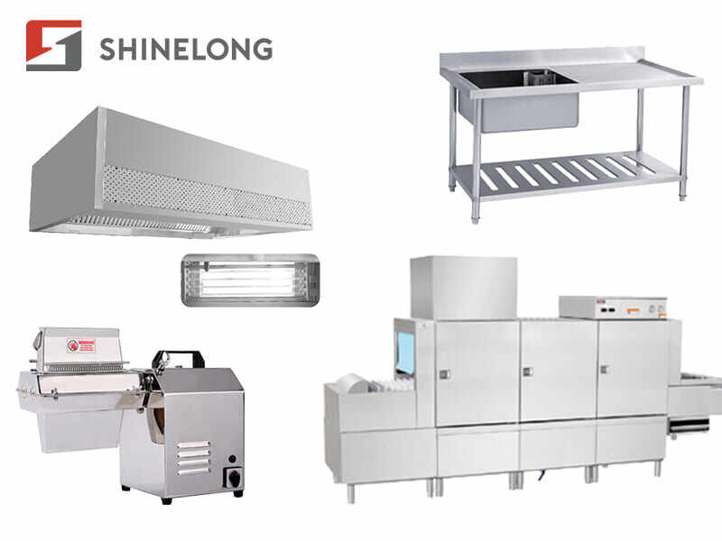industrial kitchen equipment combination