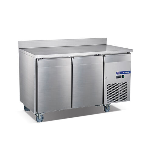 ২ দরজা ফ্যান-কুলিং আন্ডারকাউন্টার ফ্রিজার ব্যাকস্প্ল্যাশসহ