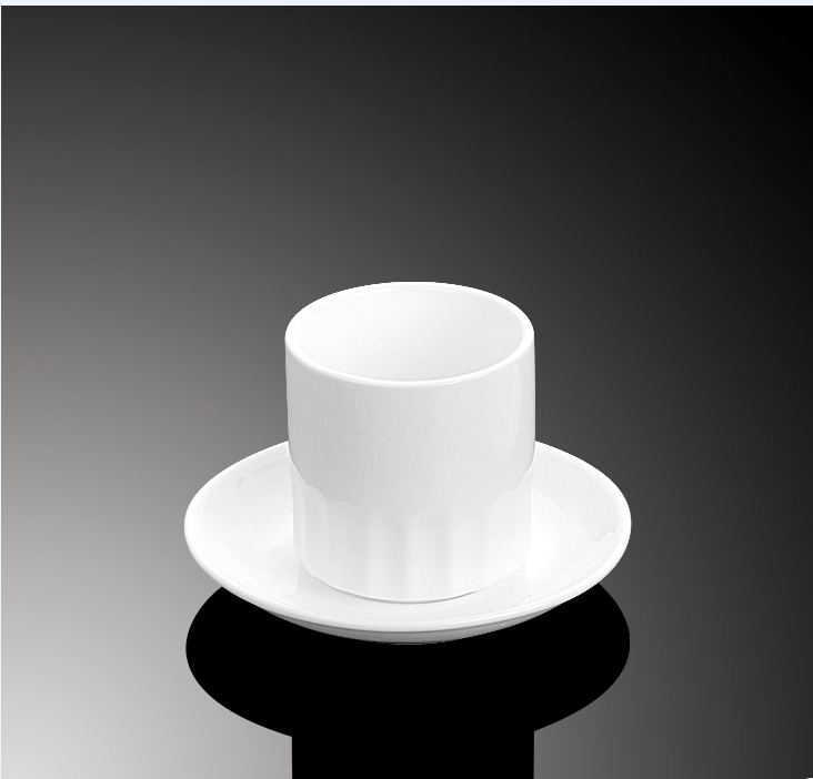 100ml Ceramic Cup With Saucer