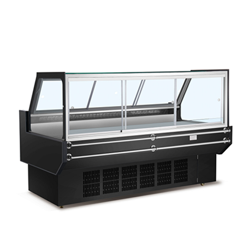 Right Angle Cooked Food display cases