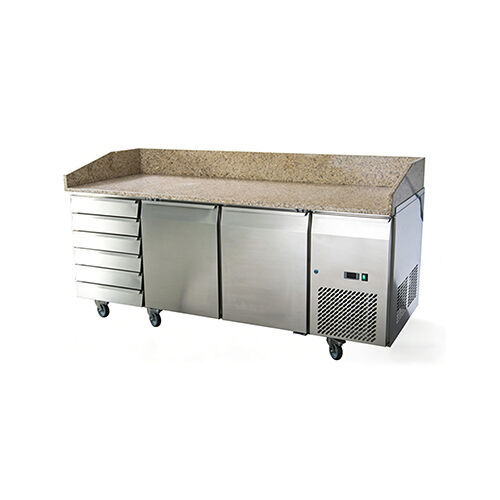 Furnotel 2 Doors 6 Drawers Pizza Prep Station 460L