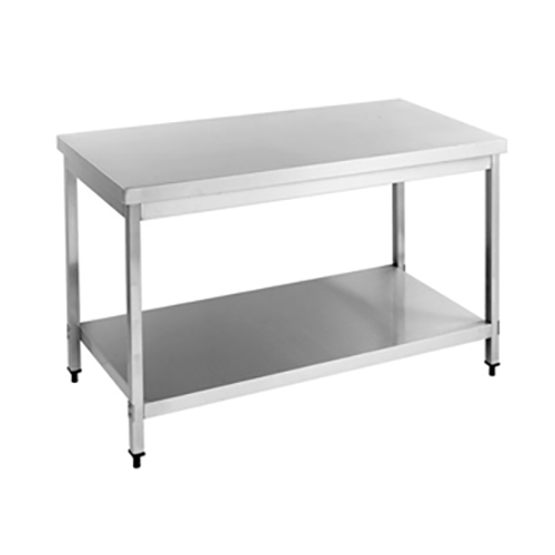 304SS 600mm Work Bench With Under Shelf And square Leg