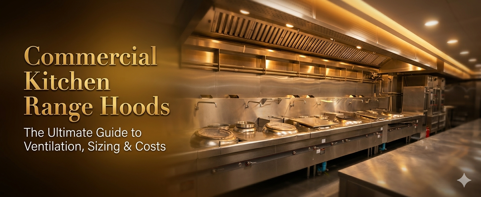 هودهای آشپزخانه‌ی تجاری: راهنمای نهایی برای تهویه، انتخاب اندازه و هزینه‌ها
