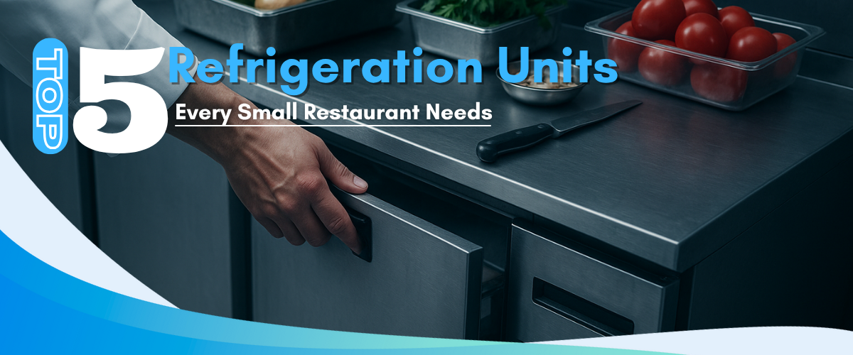 Top 5 Space-Saving Refrigeration Equipment Every Small Restaurant Needs