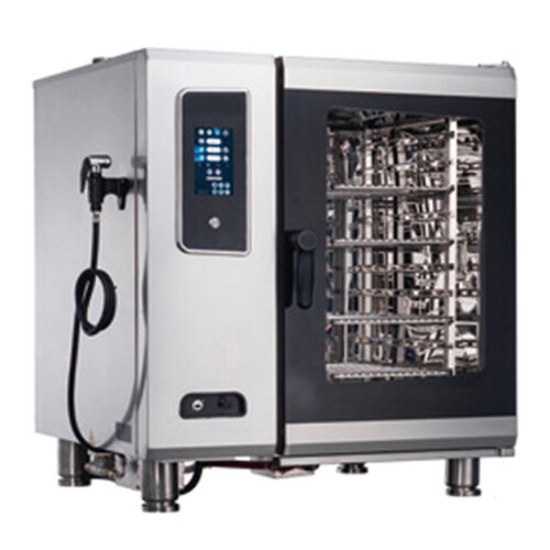 বয়লার সহ ৬ ট্রে কম্বি স্টিমার (টাচ স্ক্রিন টাইপ)