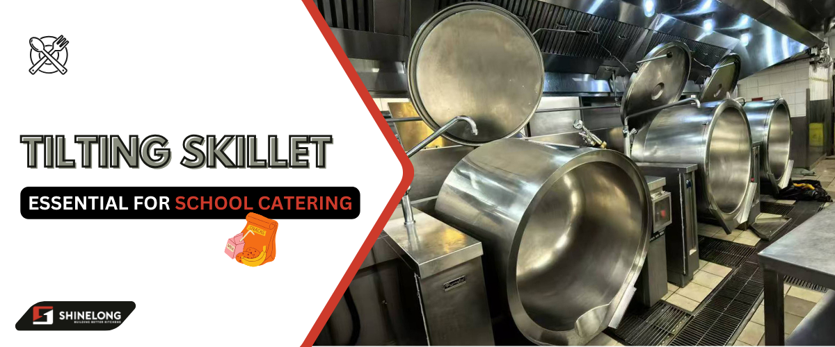Tại Sao Chảo Xoay Là Thiết Bị Không Thể Thiếu Trong Dịch Vụ Ăn Uống Trường Học