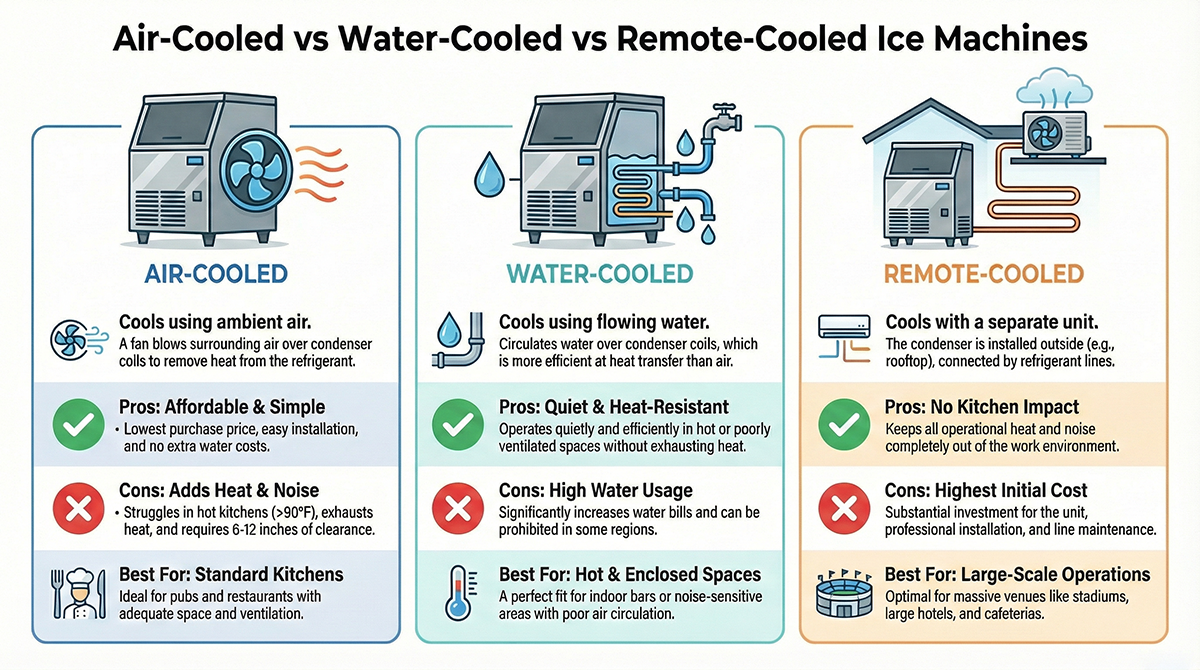 Air-Cooled vs Water-Cooled vs Remote-Cooled Ice Machines.png