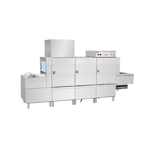 Flight Type Dishwasher With Single Tank