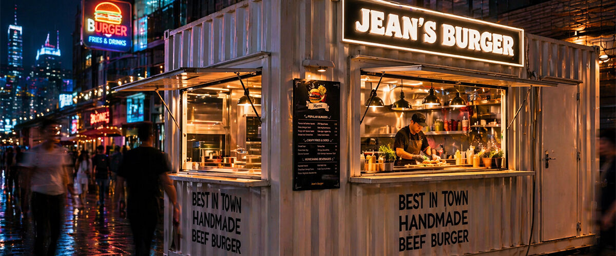 শিপিং কন্টেইনার রেস্টুরেন্ট সম্পর্কে বোঝা: কনফিগারেশন ও রান্নাঘরের লেআউট থেকে পূর্ণ বাণিজ্যিক চালু করা পর্যন্ত (২০২৬)