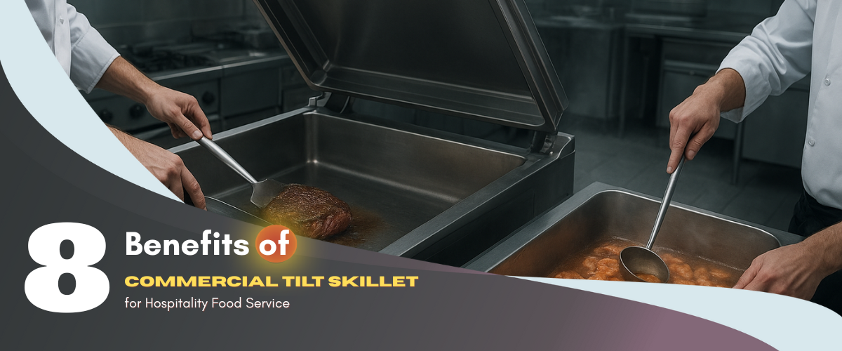 8 Benefits of a Commercial Tilt Skillet for Hospitality Food Service
