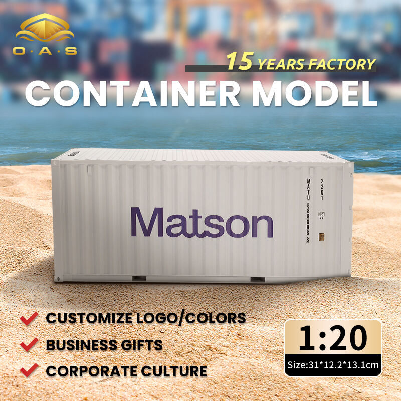 1:20Container model/Customize logo colors/Matson