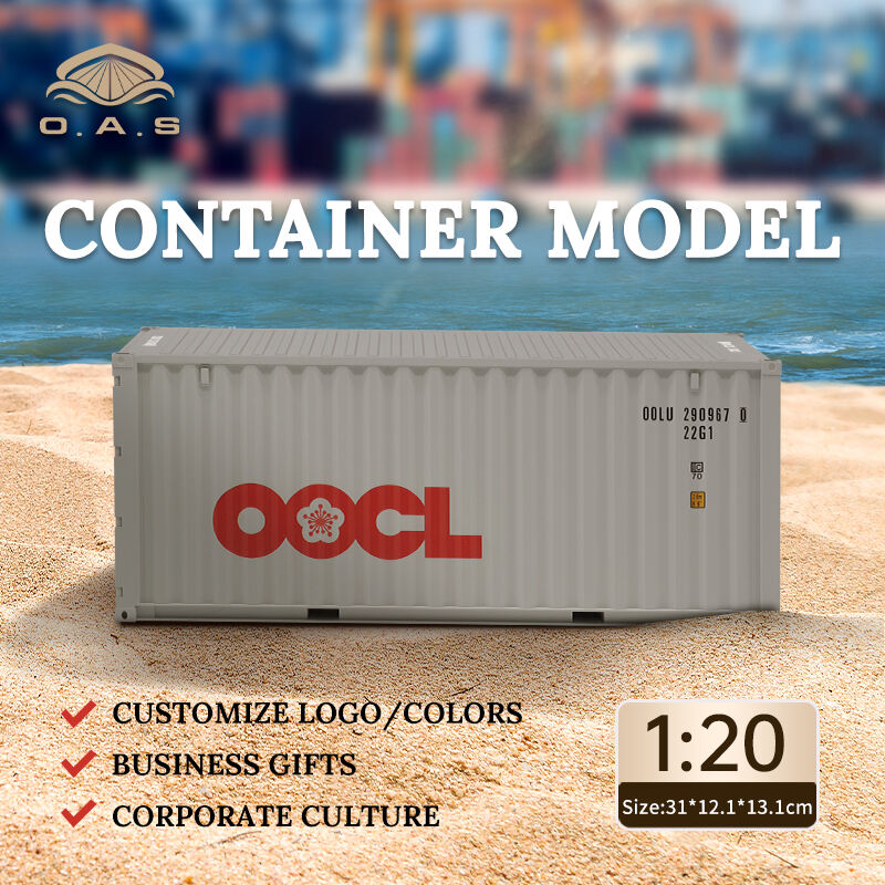 【L】1:20Model kontejneru/Vlastní barvy loga/Oocl