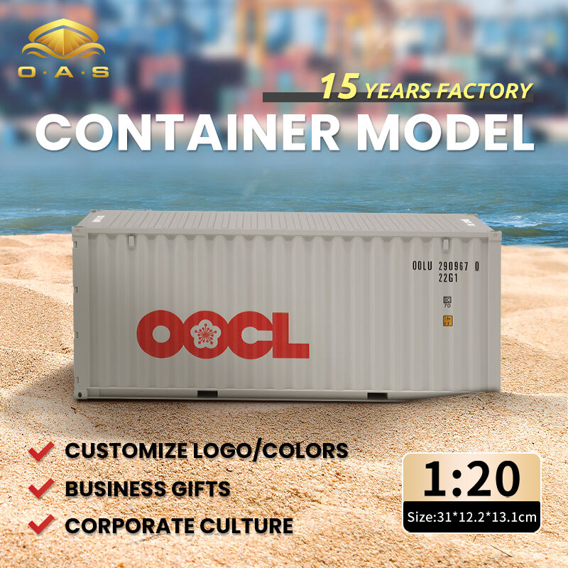 1:20Container model/Customize logo colors/Oocl