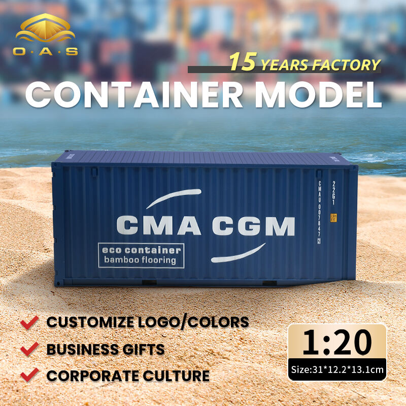 1:20Container model/Customize logo colors/Cma cgm b