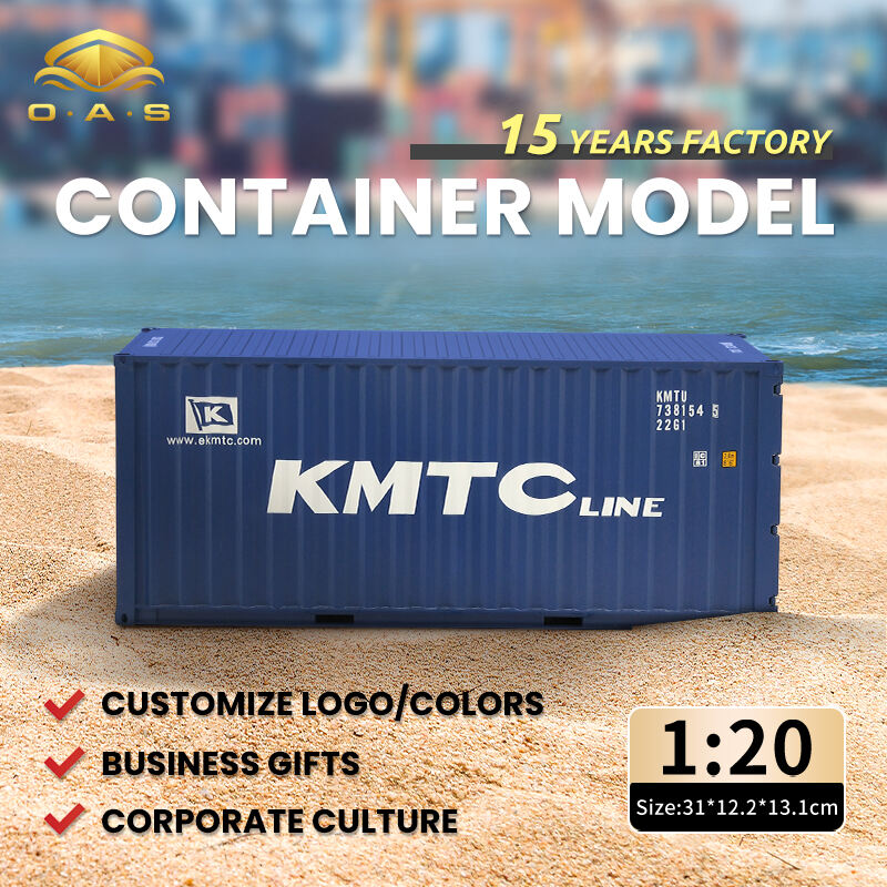 1:20Container model/Customize logo colors/Kmtc