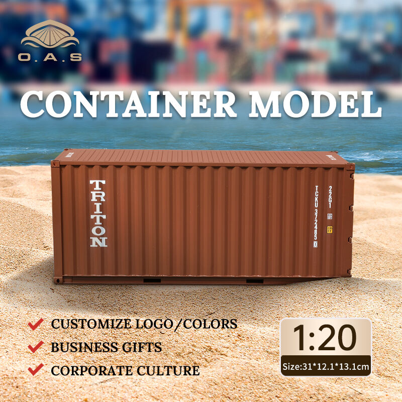 【L】1:20Container model/Customize logo colors/Triton