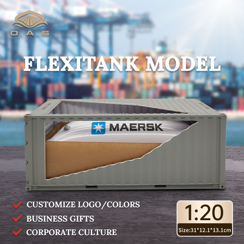 【L】1:20 Modèle Lextank Personnaliser le logo/les couleurs/Maersk