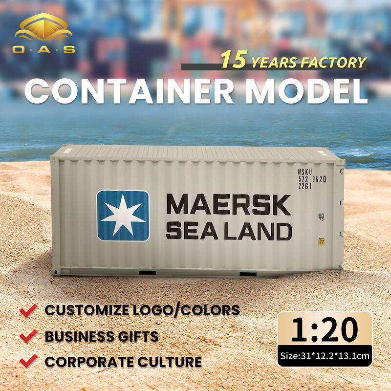 1:20Container model/Customize logo colors/Maersk sea land