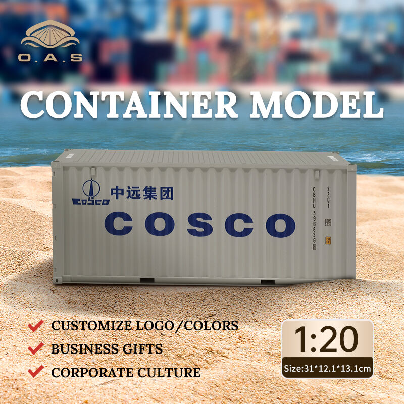【L】1:20modello di contenitore/Personalizza colori del logo/Cosco
