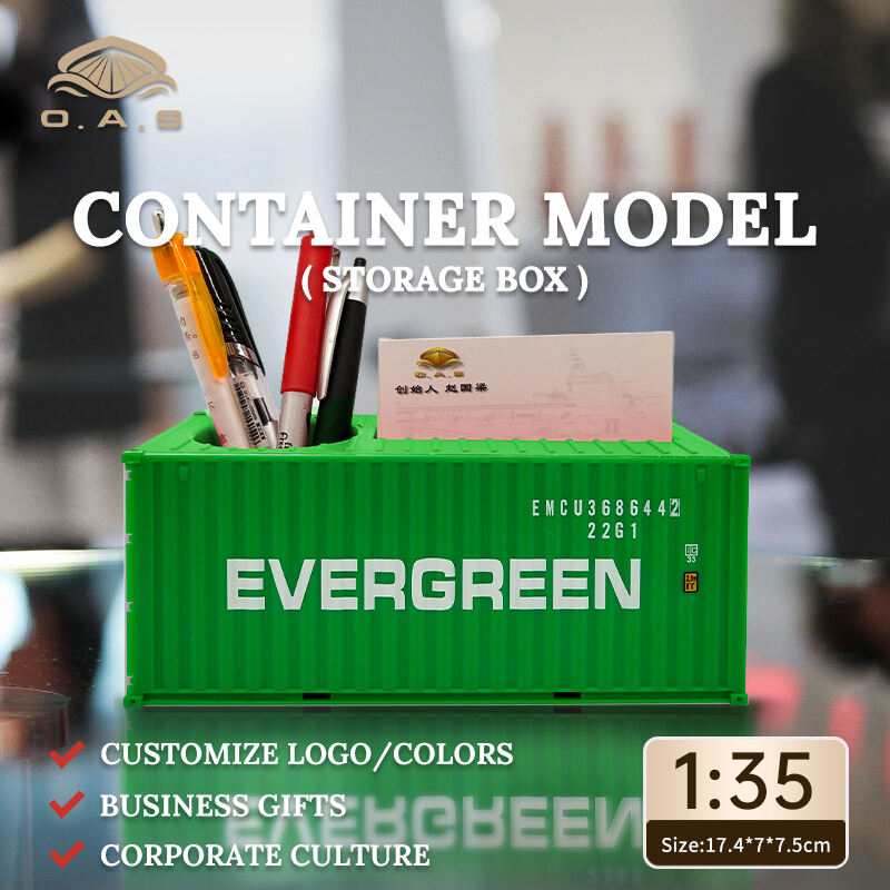 【L】Modèle de conteneur 1:35 (Boîte de rangement) / Personnalisation du logo / couleurs / Evergreen