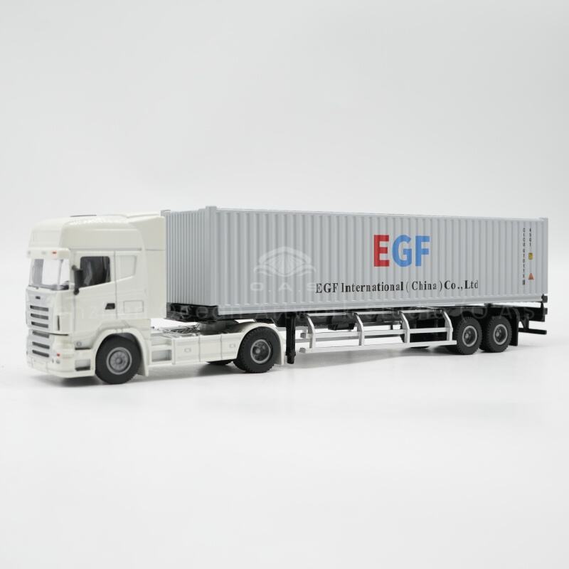 【L】O.A.S Container Model Factory Customized Scale 1:50 Shipping Line Gift EGF Container Truck Models
