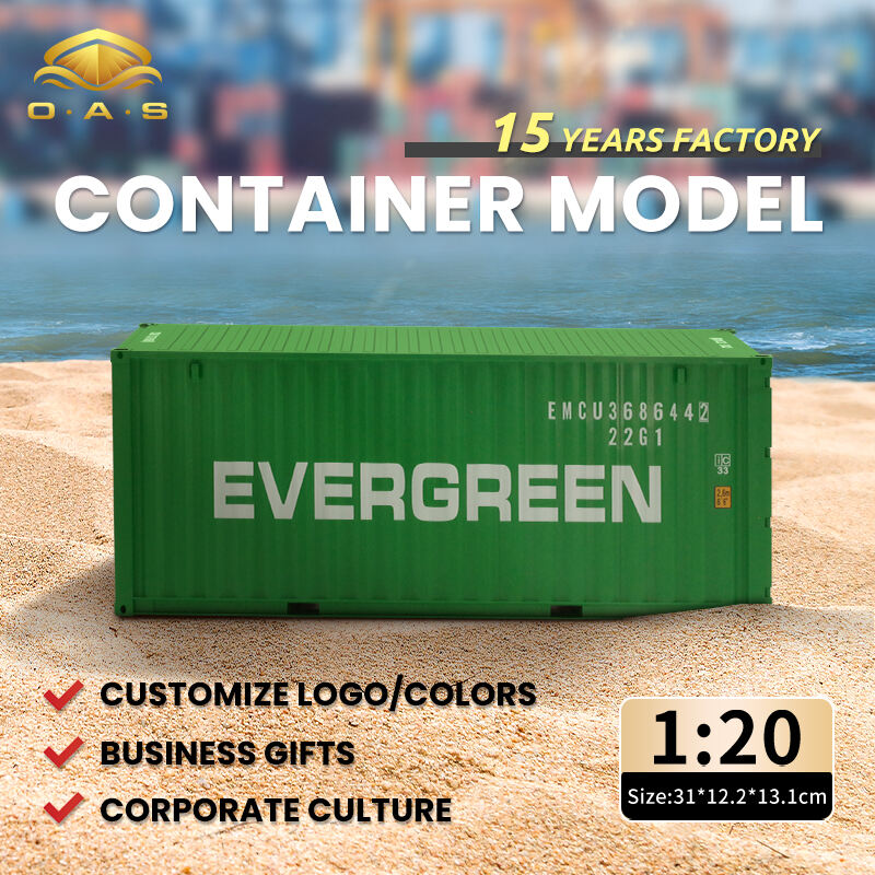 1:20Container model/Customize logo colors/Evergreen