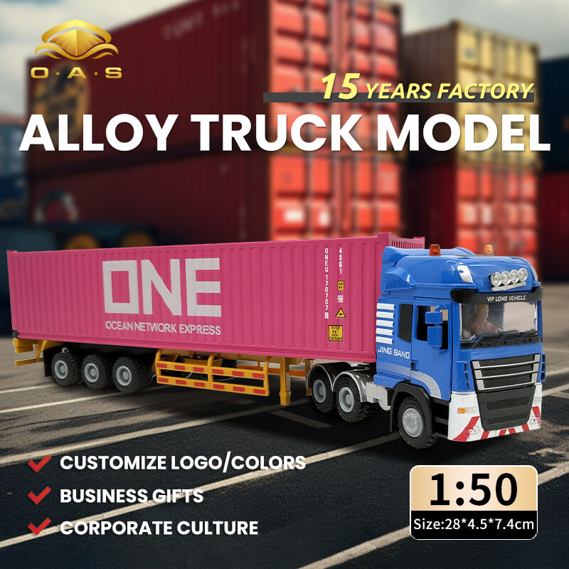 1:50 Alloy Truck Model/Customize logo/Colorful Head/colors/one