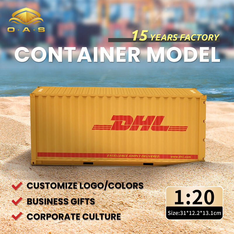 1:20Container model/Customize logo colors/Dhl