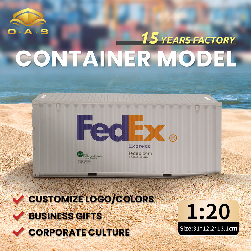 1:20Container model/Customize logo colors/Fedex