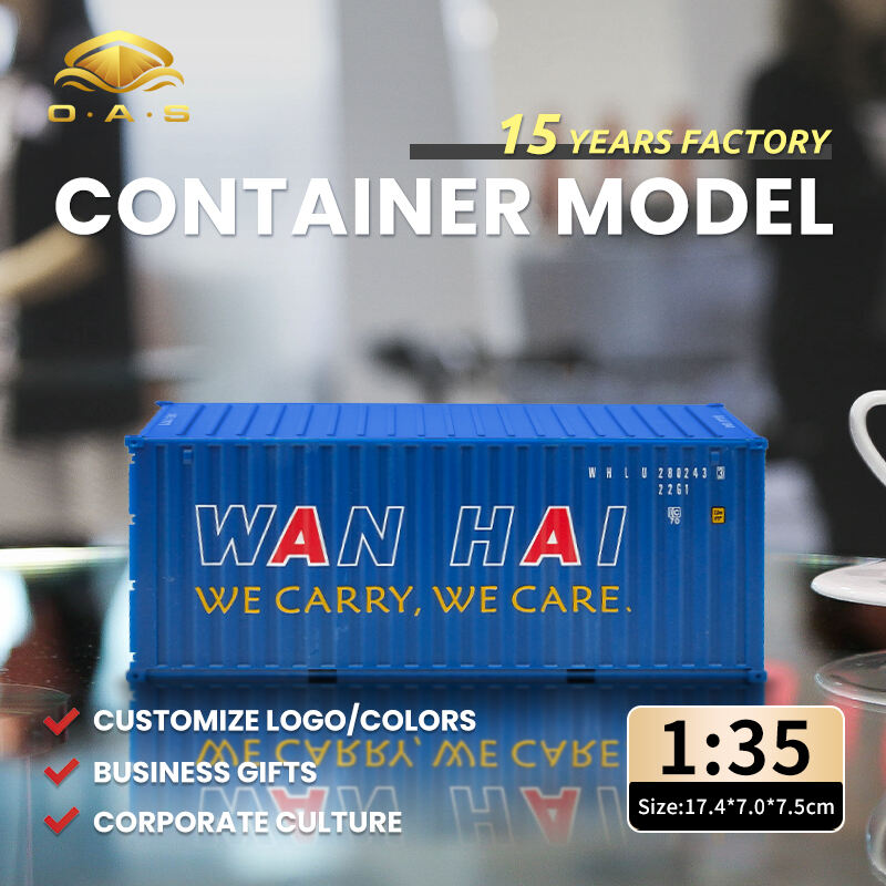 1:35Container model/Customize logo colors/Wan hai