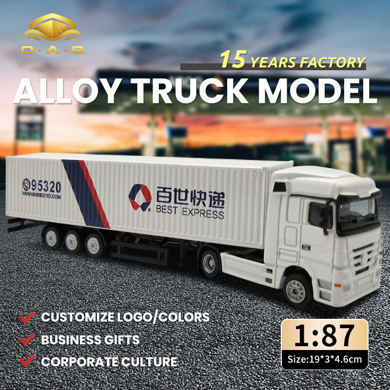  1:87 Alloy Truck Model/Customize logo/colors/bai shi