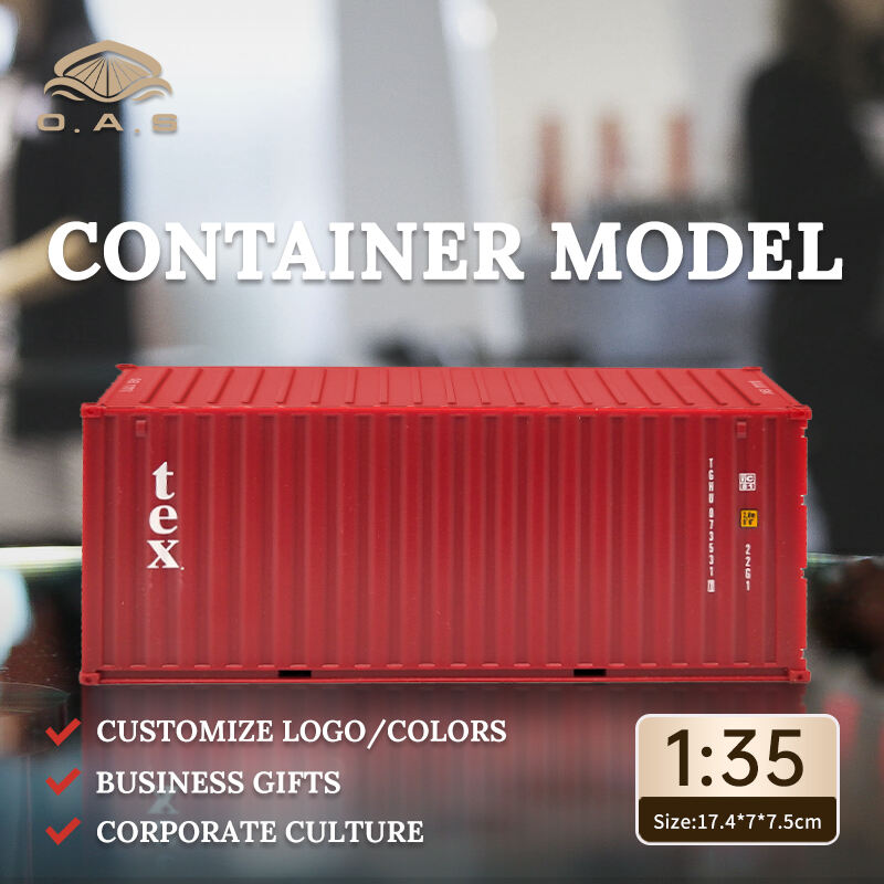 【L】1:35Container model/Customize logo colors/tex