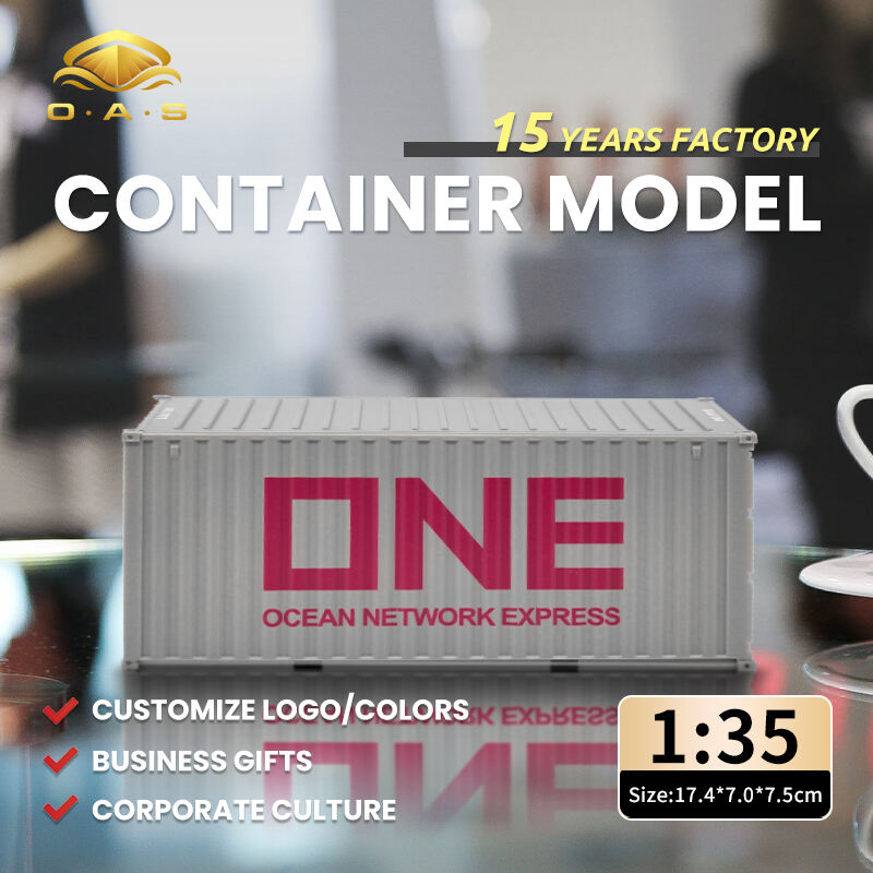 1:35Container model/Customize logo colors/One gray