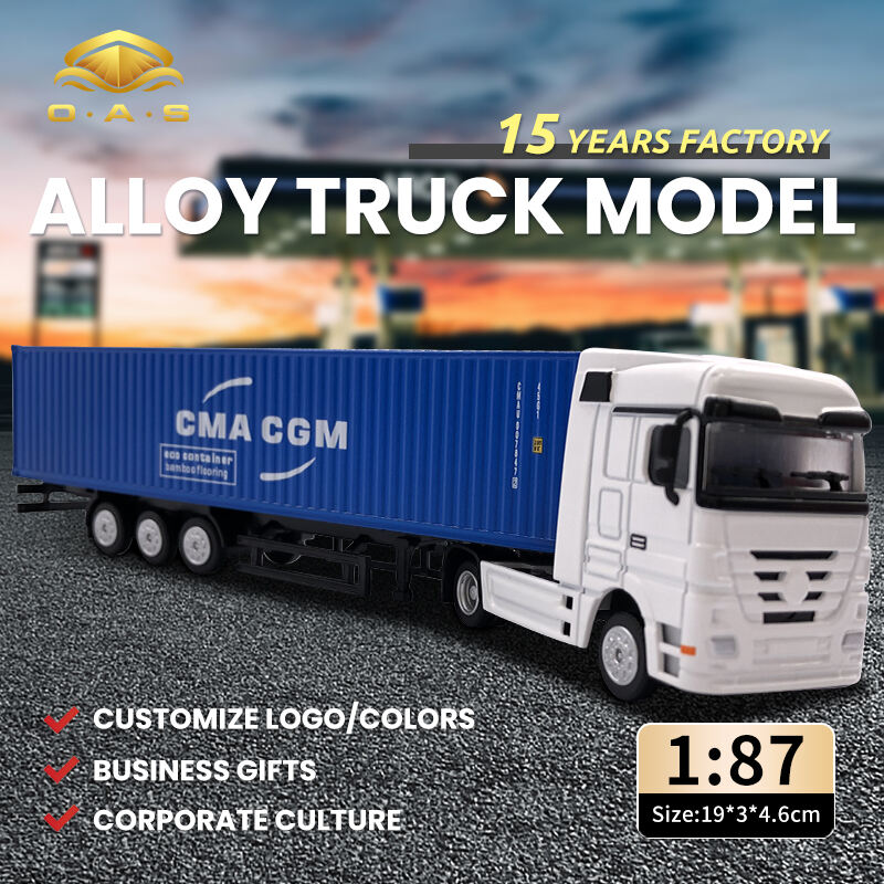  1:87 Alloy Truck Model/Customize logo/colors/dafei