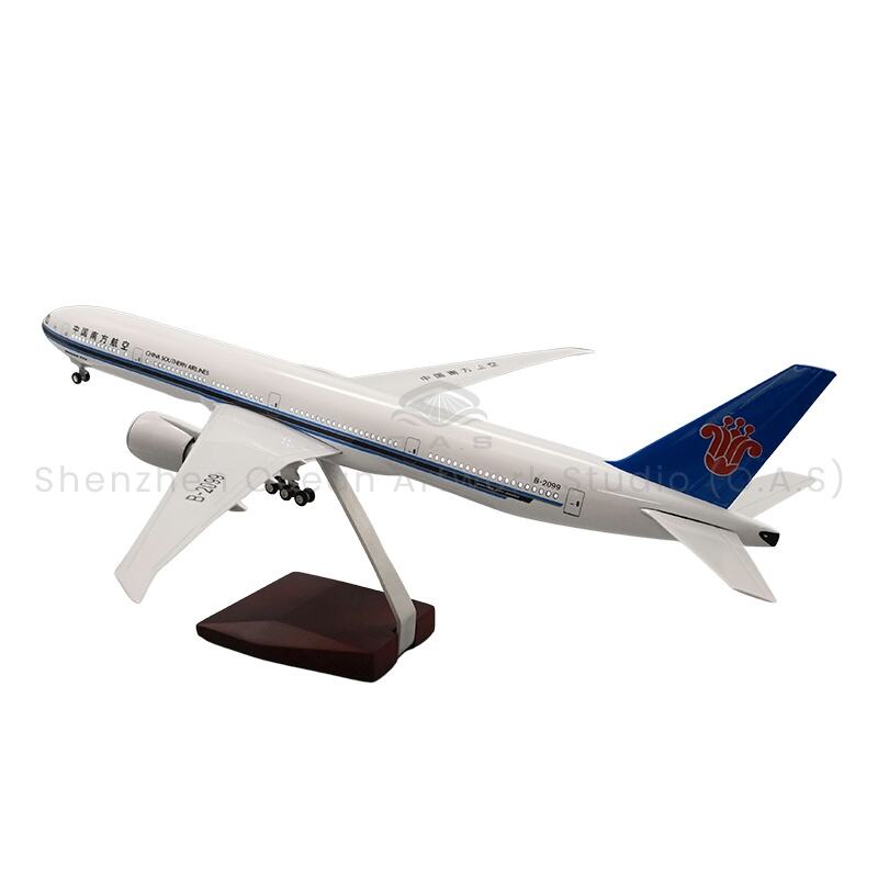 【L】Modéal Aerphlane mar Chomhairle 1:157 Scála Allaimh Modéalaíochta Aerphlane 777 Aer Lingth na nDúnad 47cm Boeing Modéalaíochta Phláin