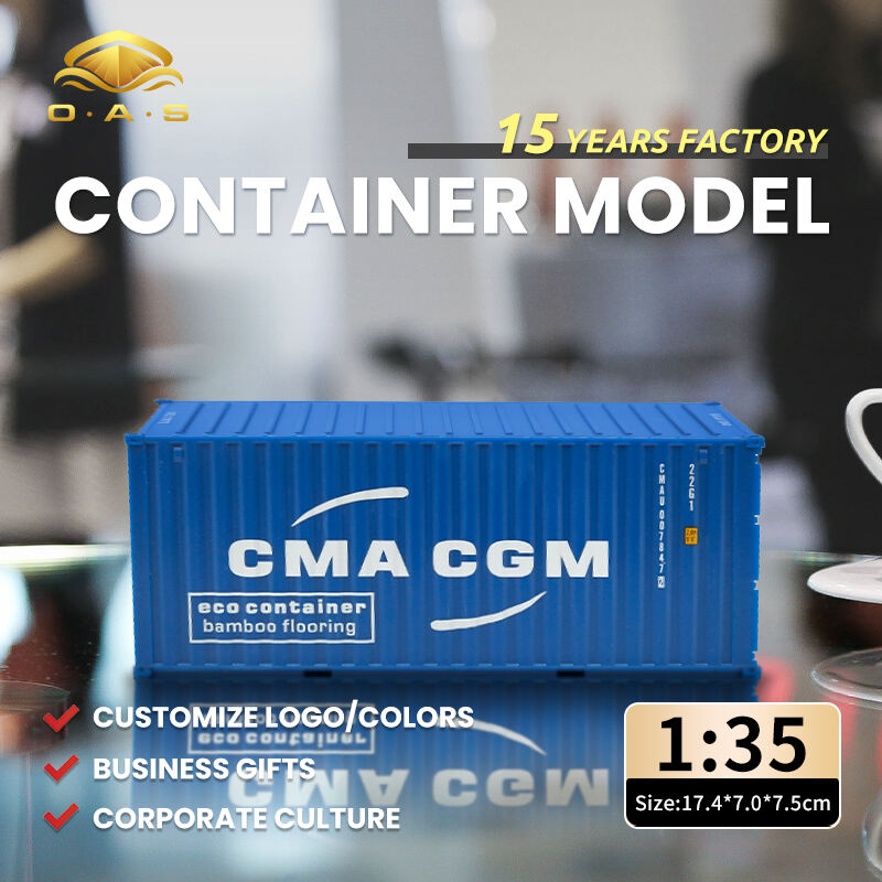 1:35Container model/Customize logo colors/Cma cgm