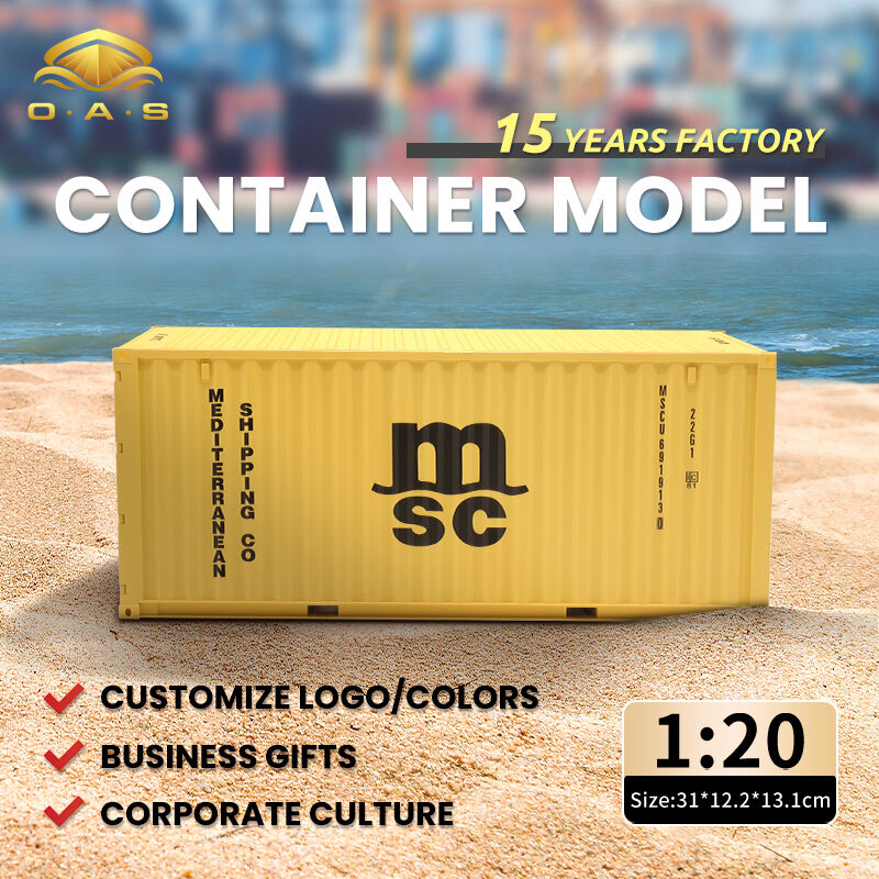 1:20Container model/Customize logo colors/Msc