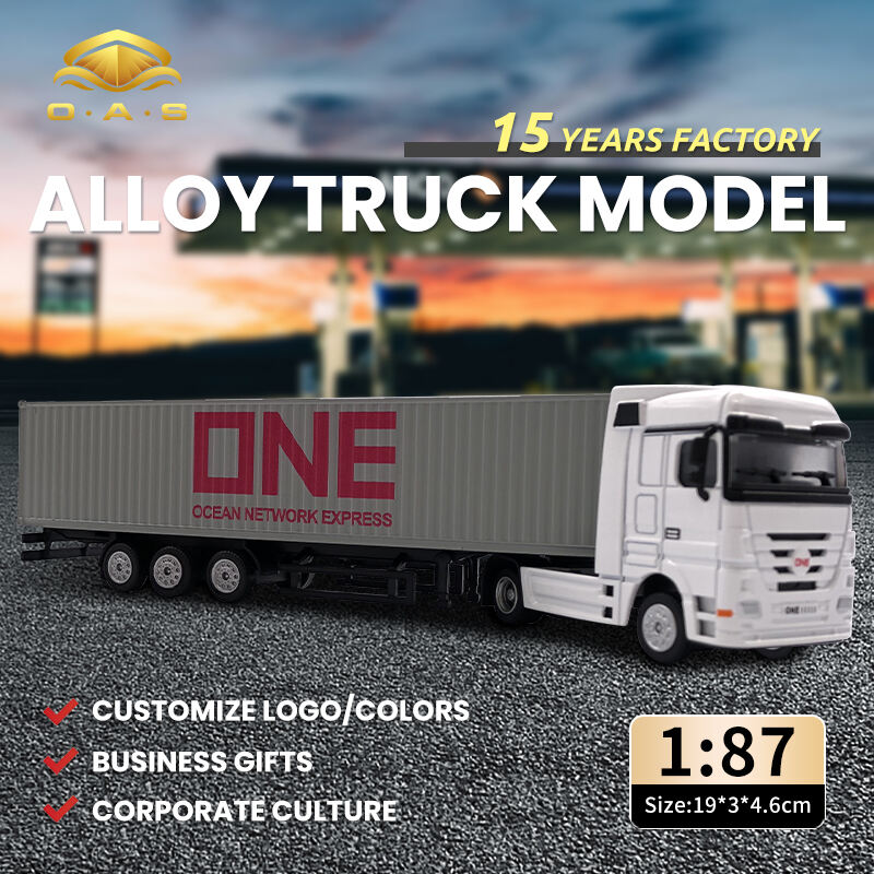  1:87 Alloy Truck Model/Customize logo/colors/OneGrey