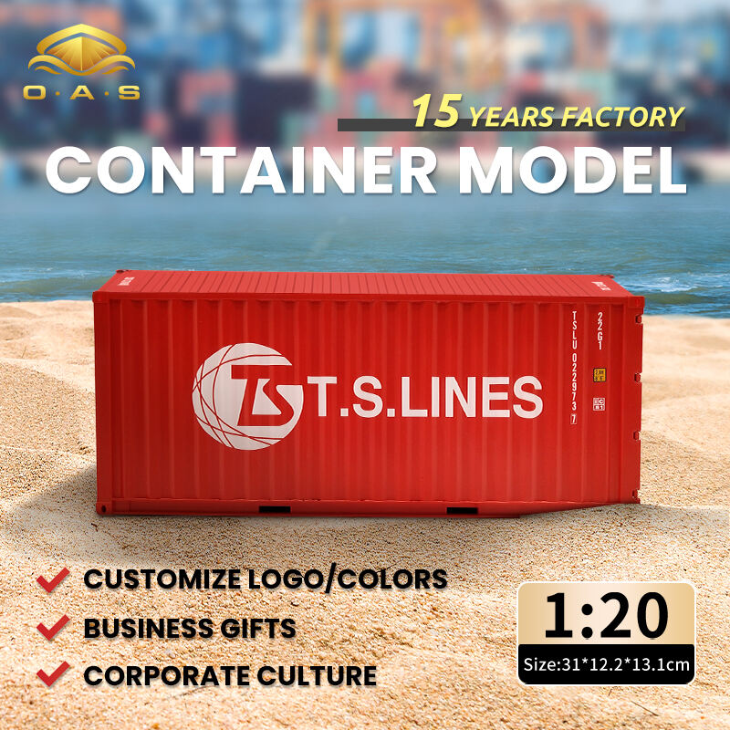 1:20Container model/Customize logo colors/T.s.lines