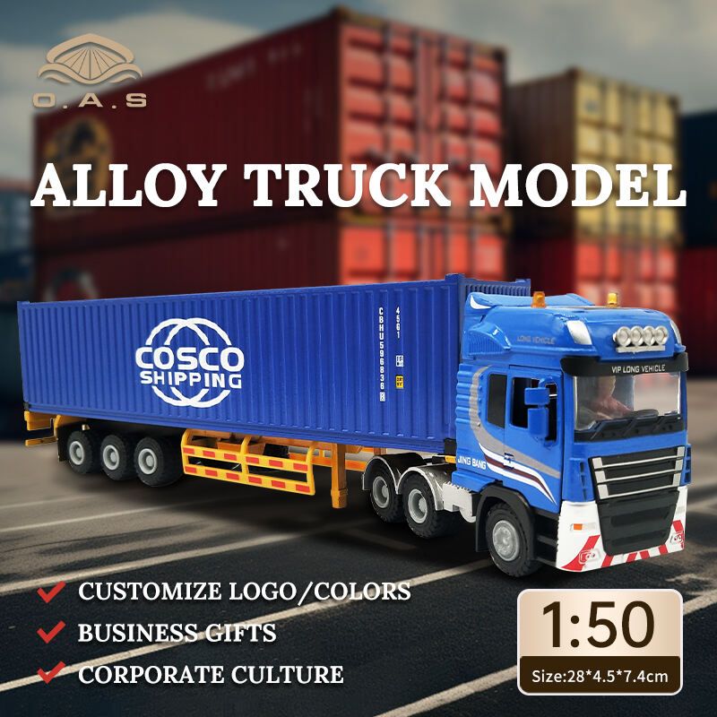 【L】1:50 Alloy Truck Model/Customize logo/Colorful Head/colors/cosco