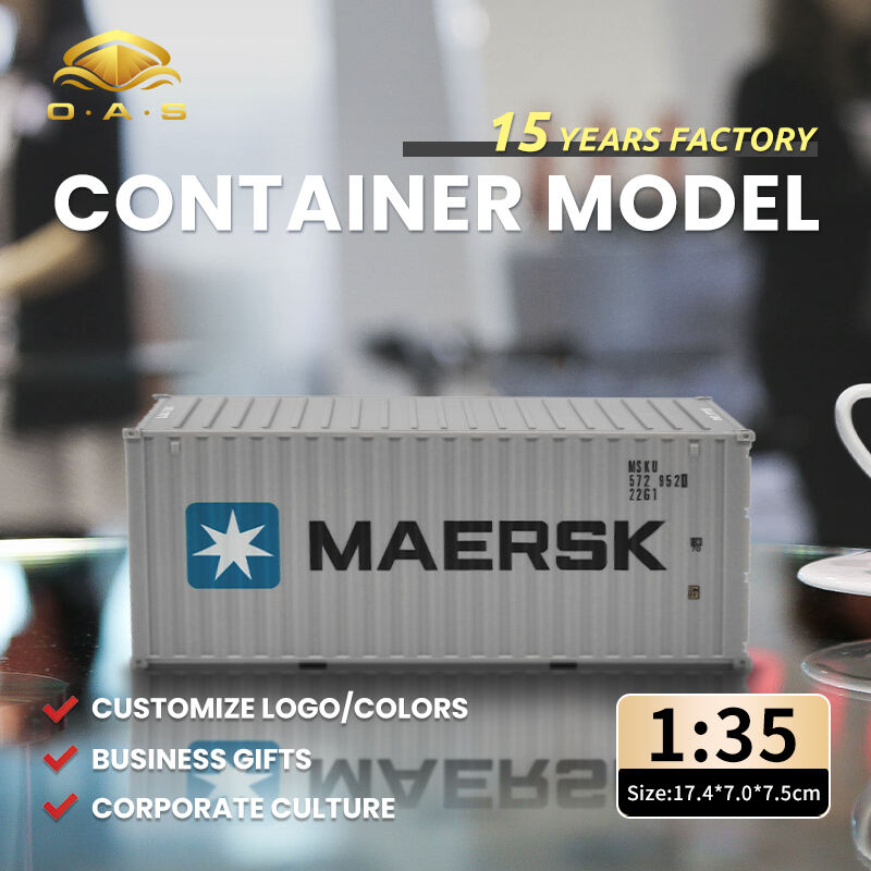 1:35Container model/Customize logo colors/Maersk