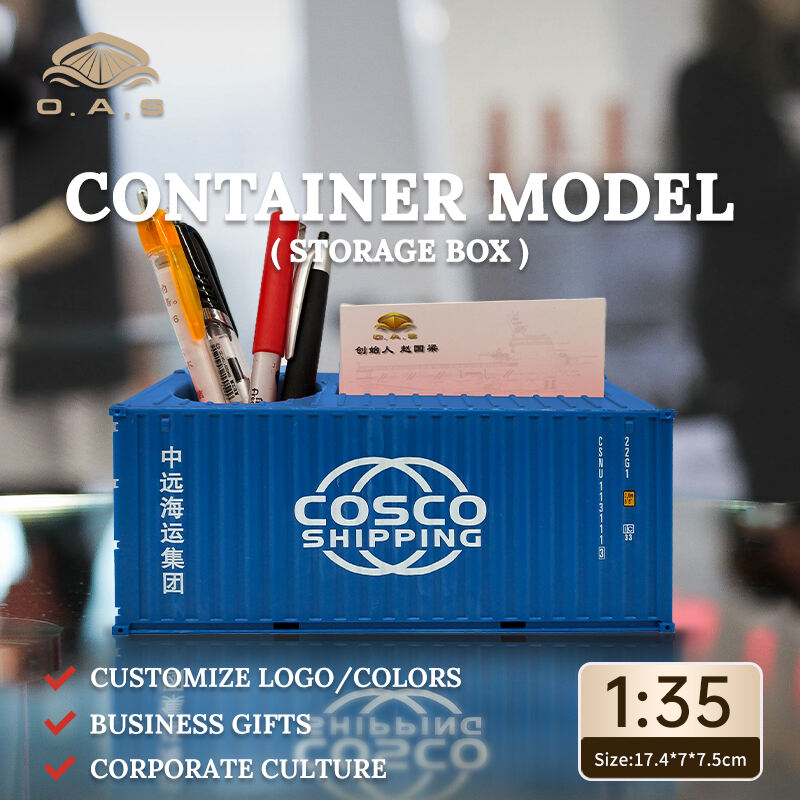 【L】Modèle de conteneur 1:35 (Boîte de rangement) / Personnalisation du logo / couleurs / Cosco shipping