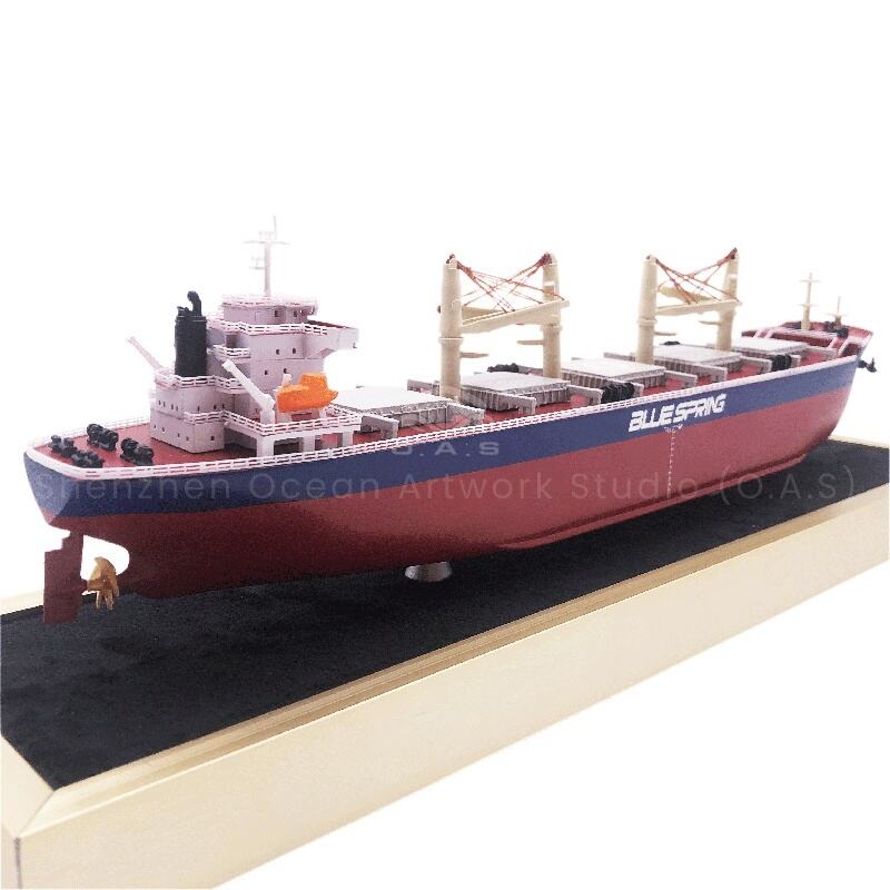 【本日最終値下げ】 BEKALANG LNGキャリア模型 O.A.S 船舶モデル カスタマイズ 35cm バルクキャリア船モデル