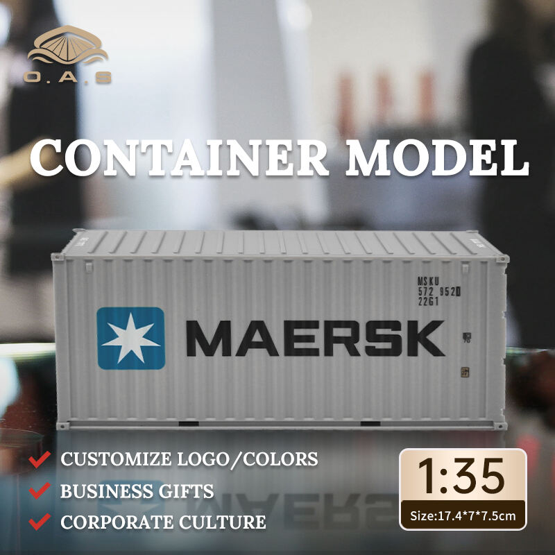 1:35Container model/Customize logo colors/Maersk
