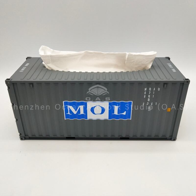 30cm 1:20 Mitsui O.S.K. Lines shipping container scale model containers model O.A.S ship model